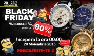 Black Friday 2015 la PretzMic.ro: sute de modele de ceasuri cu pana la 90% discount